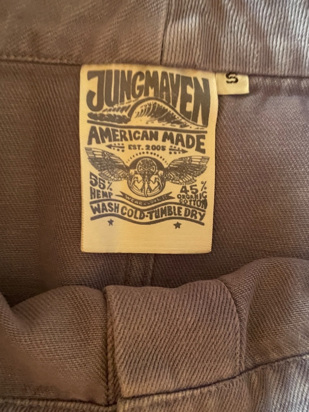 Lavender Jungmaven Mini Skirt, Small - Picture 4 of 5